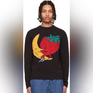 Sky High Farms Black Recycled Cotton Sweater